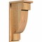 Ekena Millwork Alpine Rough Sawn Corbel w/Backplate, Western Red Cedar, 8"W x 12"D x 24"H COR08X12X24ALP01RWR - alternate 1